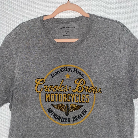 Lucky Brand Short sleeve Gray Graphic Tshirt - Picture 5 of 10